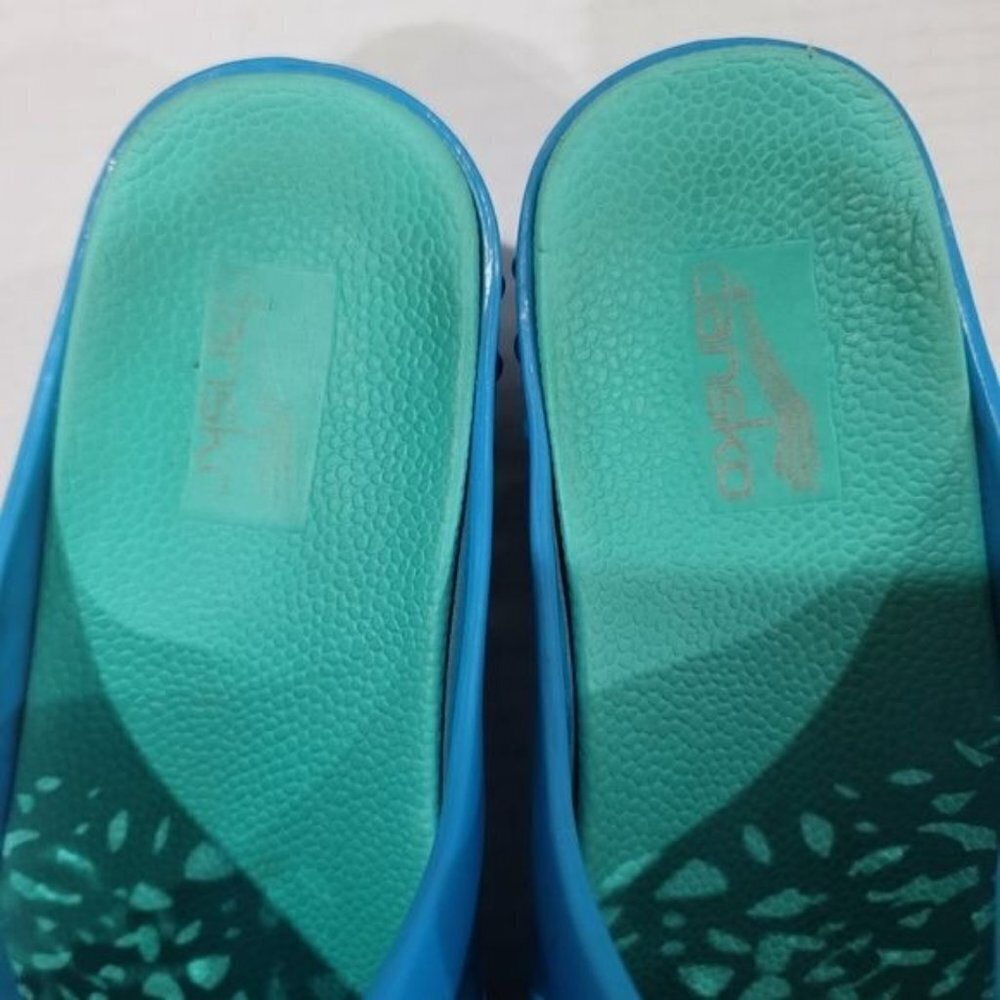 Dansko Pippa Laser Cut Jelly Clogs Size 40 - Picture 8 of 10